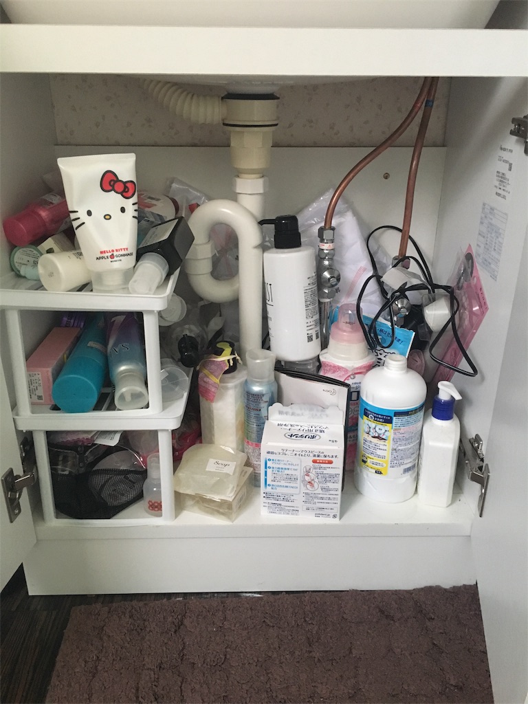 洗面台の下 ビフォーアフター コメディー汚部屋でござる 洗面台の下 ビフォーアフター コメディー汚部屋でござる