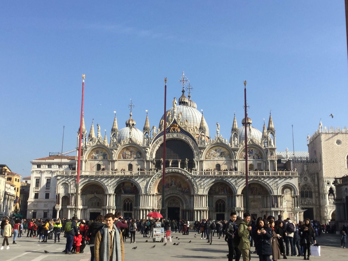 冬のイタリア周遊ツアー10 ベネチア散策 サンマルコ広場周辺の建築美を愉しむ おでかけ ももよろず