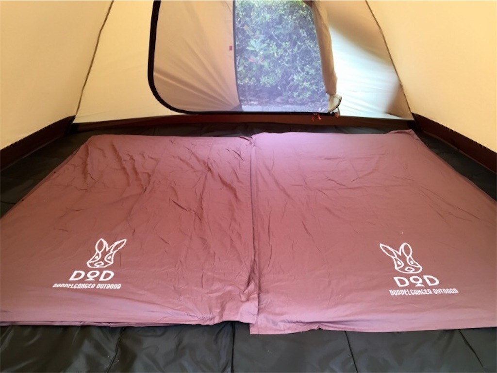 広島市 インフレーターマット DOD ソトネノサソイM キャンプ マット