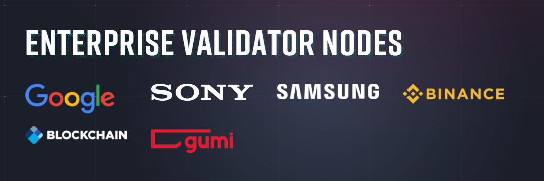 企業によるValidatorノード