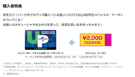 USJ ユニバ チケット 年間パスポート 年パス 2枚 トゲトゲしく