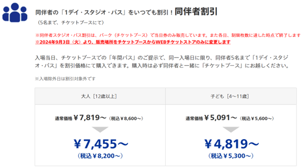ユニバーサルチケット （USJチケット完全解説 料金比較と種類