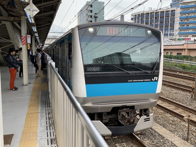 f:id:monhime:20191028082423j:plain 京浜東北線 東神奈川