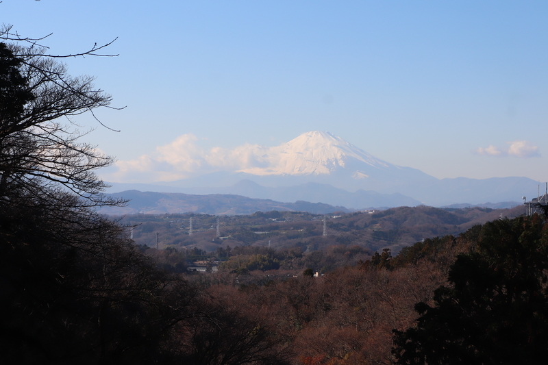 f:id:monhime:20200105102502j:plain 湘南平 富士山