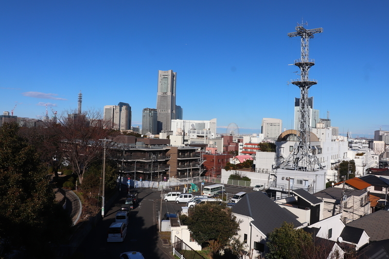 f:id:monhime:20200203114433j:plain 野毛山展望台