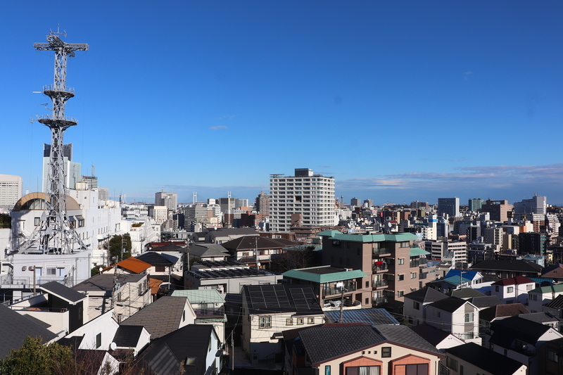 f:id:monhime:20200203114441j:plain 野毛山展望台