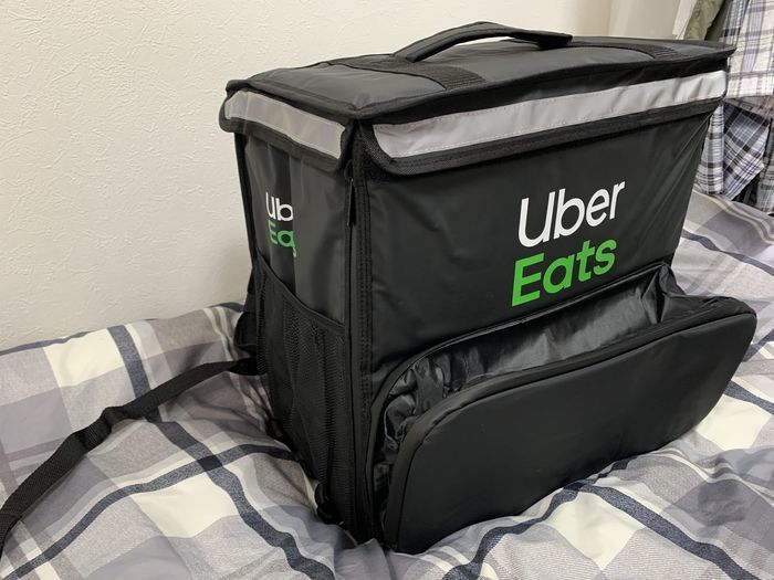 ウーバーバッグを荷台に取り付け（クロスバイク） - チャーターブログ
