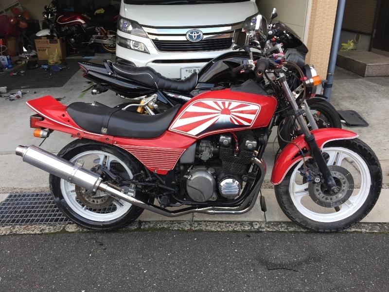GPZ400F 車高調キット