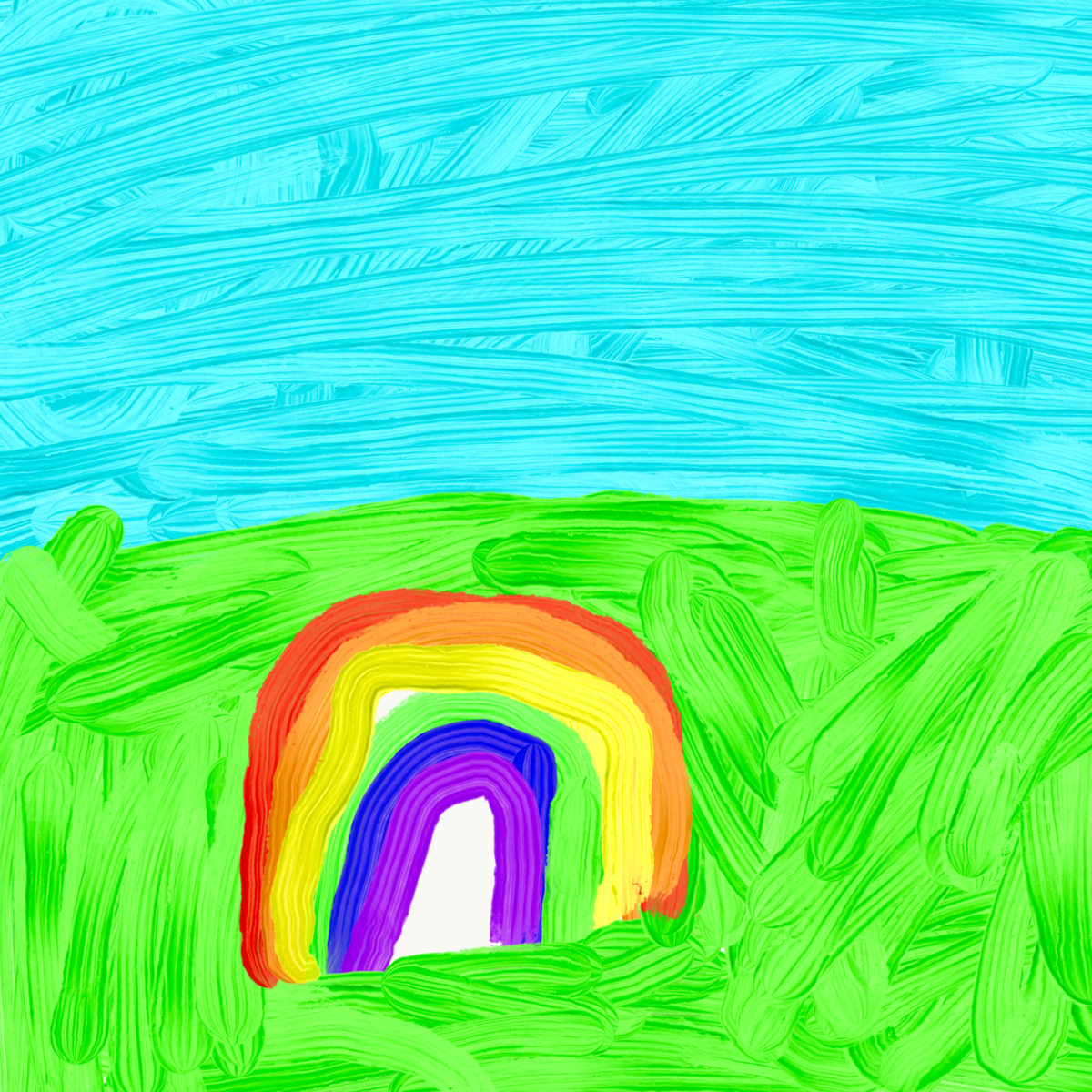 3歳 お絵かき