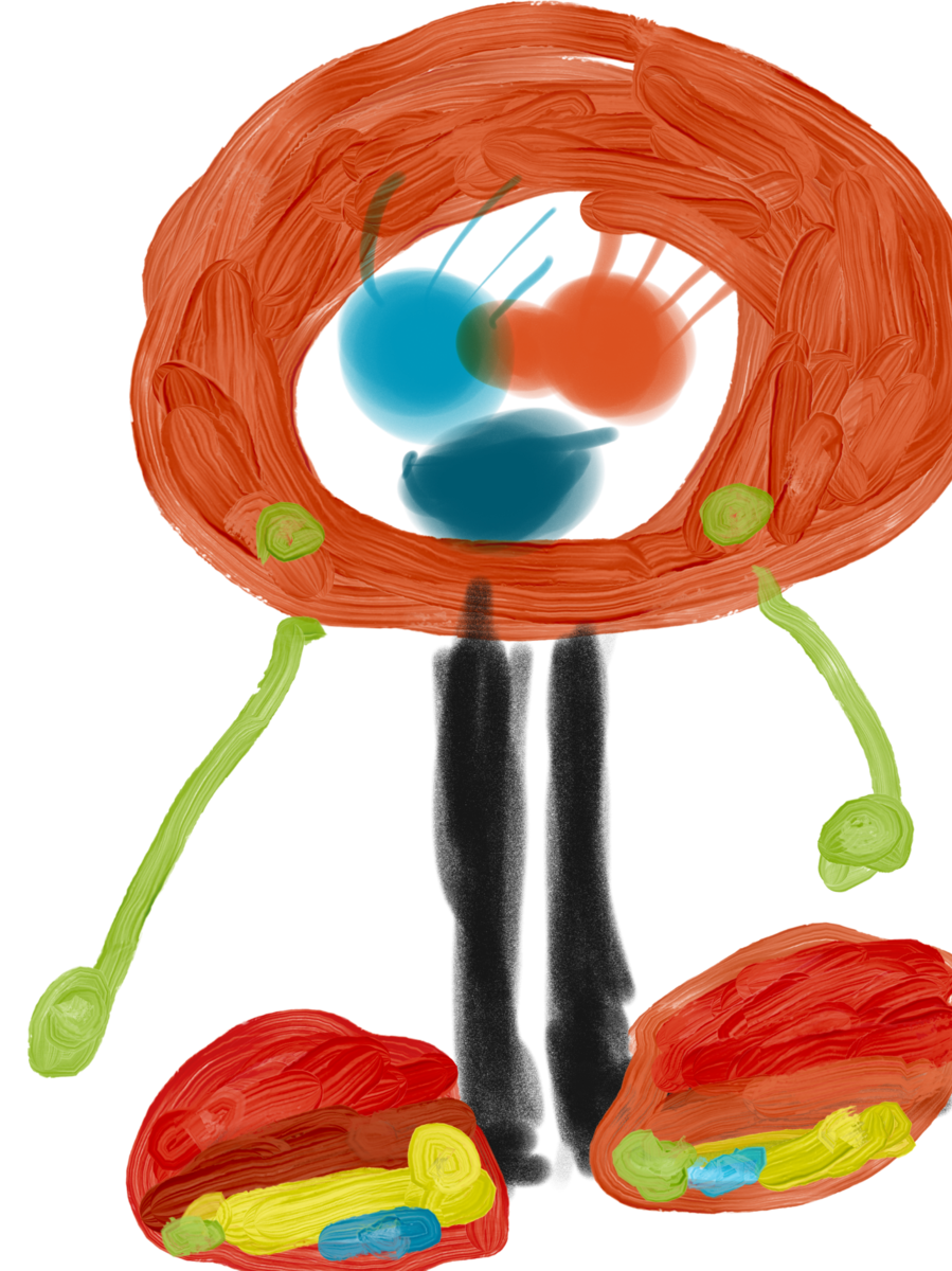 3歳 お絵かき