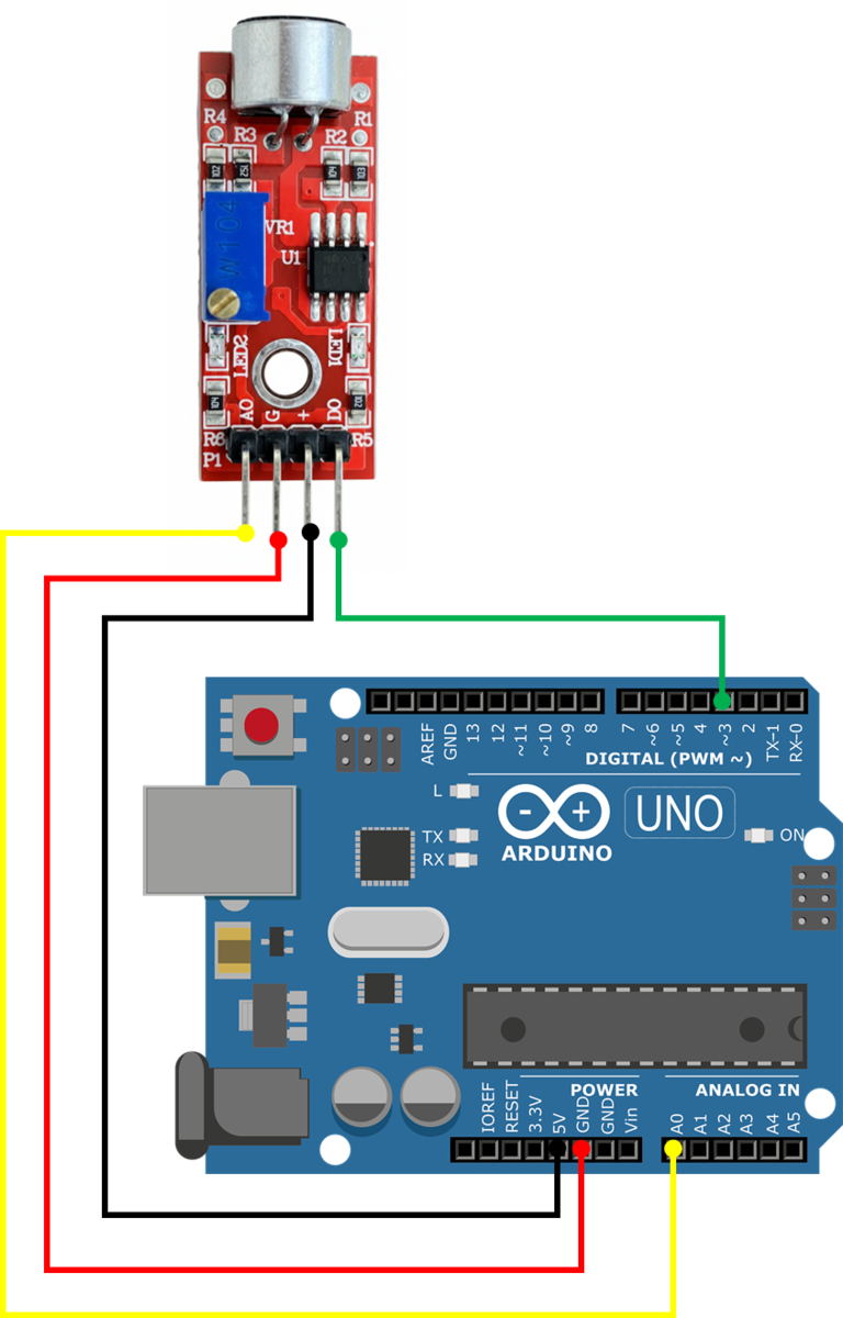 Arduinoでサウンドセンサー（マイク）を使って音検知！デジタル出力と
