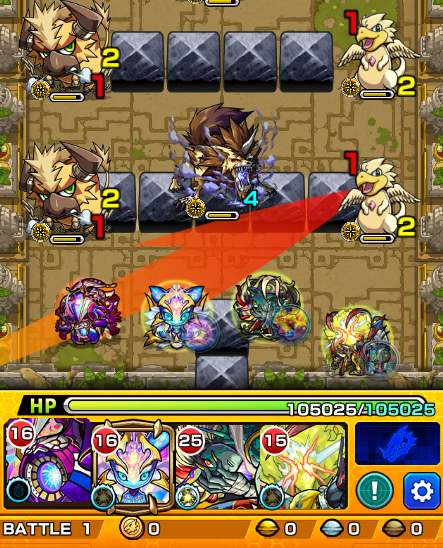 ガチャ禁止勢の神殿周回 ガチャ限なしモンスト
