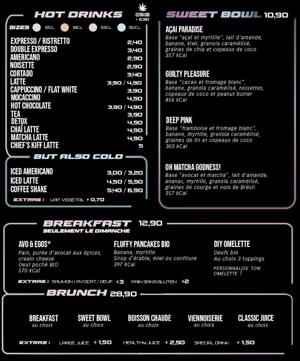 Chief menu 2