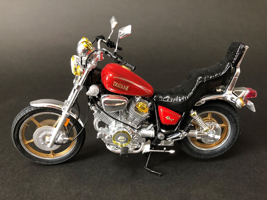 ムーミンパパ55のプラモデル紹介（8）「ヤマハXV1000ビラーゴ