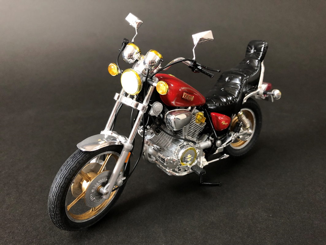 ムーミンパパ55のプラモデル紹介（8）「ヤマハXV1000ビラーゴ