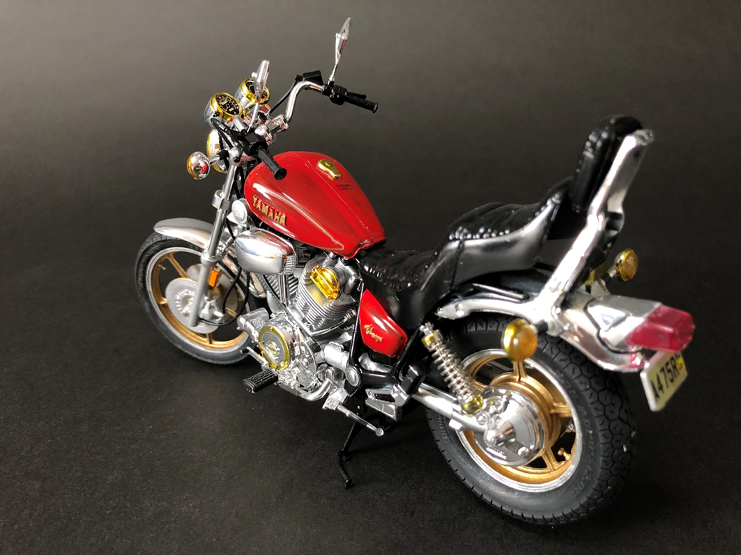 ムーミンパパ55のプラモデル紹介（8）「ヤマハXV1000ビラーゴ