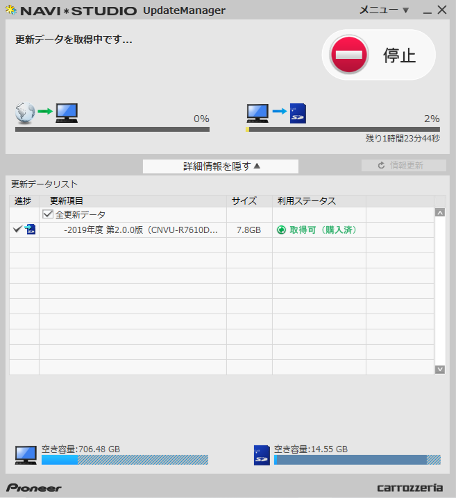ナビゲーションシステムの地図更新 Travel Diy 何でも備忘録