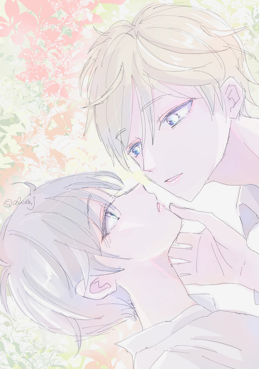 キミとキスしたい 創作blイラスト オリキャラ - 月夜のうさぎ