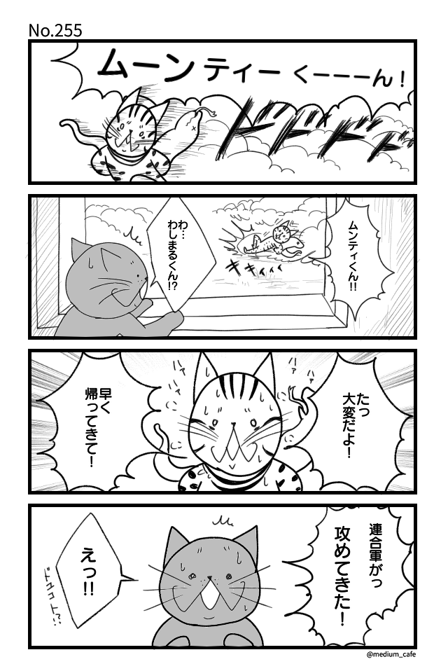 猫のWEB漫画：猫伝奇No.255