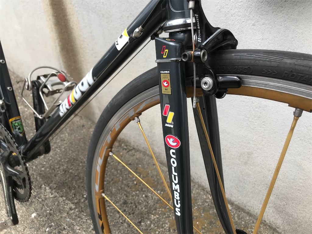 STRATOS ストラトス　COLUMBUS MAX　エアロ トラック フォーク　700c　ブラック　競輪　NJS 認定　コロンバス　CHERUBIM　SAMSON　MAKINO STRATOS ストラトス COLUMBUS MAX エアロ トラック フォーク