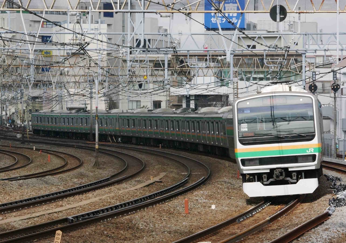 戸塚 大船 【大カーブ】 撮影地 東海道線 横須賀線 f:id:mori583:20200115160441j:plain