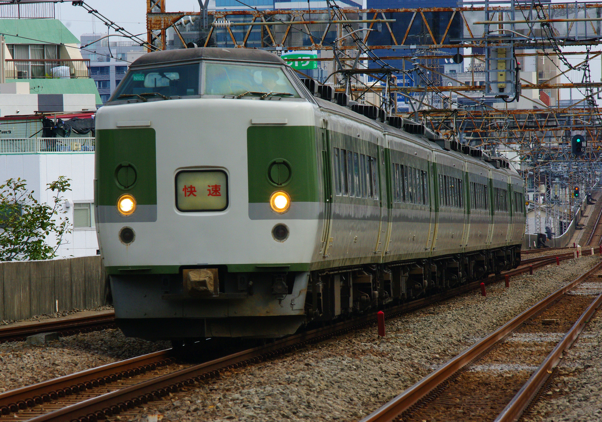 189系　189系長野車　あさま色　
おくたま紅葉号　臨時快速　中央線　阿佐ヶ谷　撮影地　奥多摩　新宿　青梅線　国鉄型特急車両
