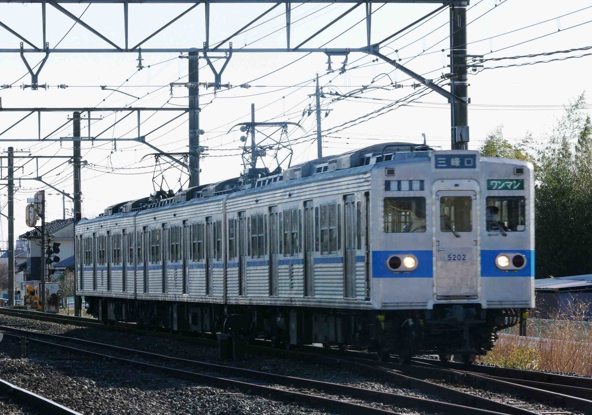 秩父鉄道　明戸　武川　撮影地　6000系　5000系　7500系　急行秩父路号　300系リバイバルカラー