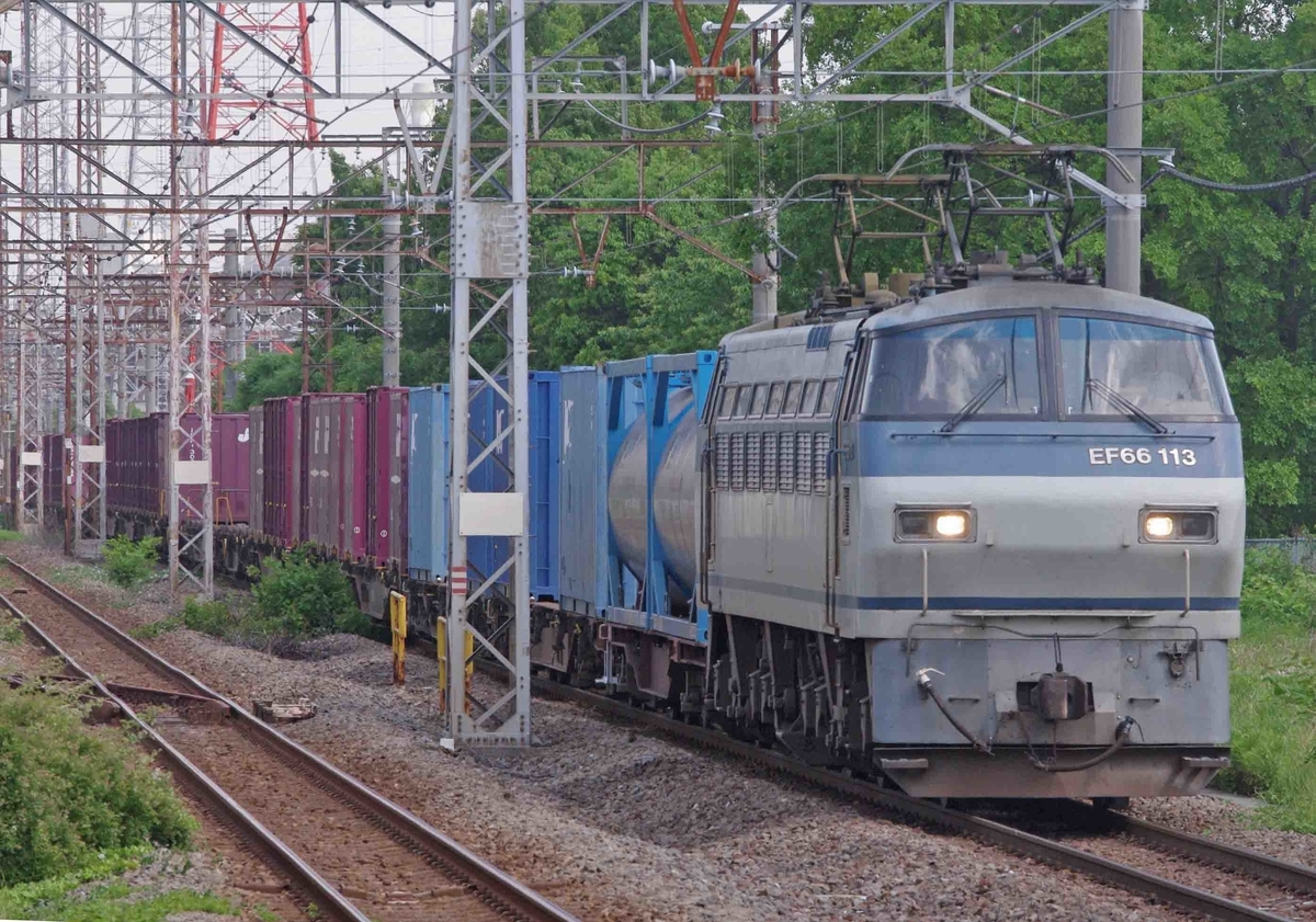 EF66-100 EF65-2000 EF65PF 川崎新町駅　南武線　南武支線　貨物列車　撮影地　【クリーンかわさき号】1097レ　武蔵野シャトル　隅田川シャトル　中央リニア工事残土輸送