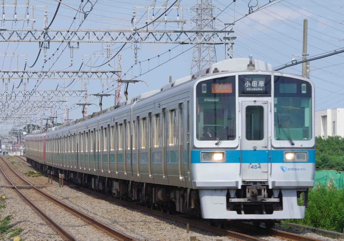 小田急線　小田急電鉄　1000形　1059F　レーティッシュカラー　【赤い1000形】　快速急行　10連　急行　小田原線　江ノ島線　多磨線　鶴巻温泉　伊勢原　撮影地　ワタシダ　Odapedia