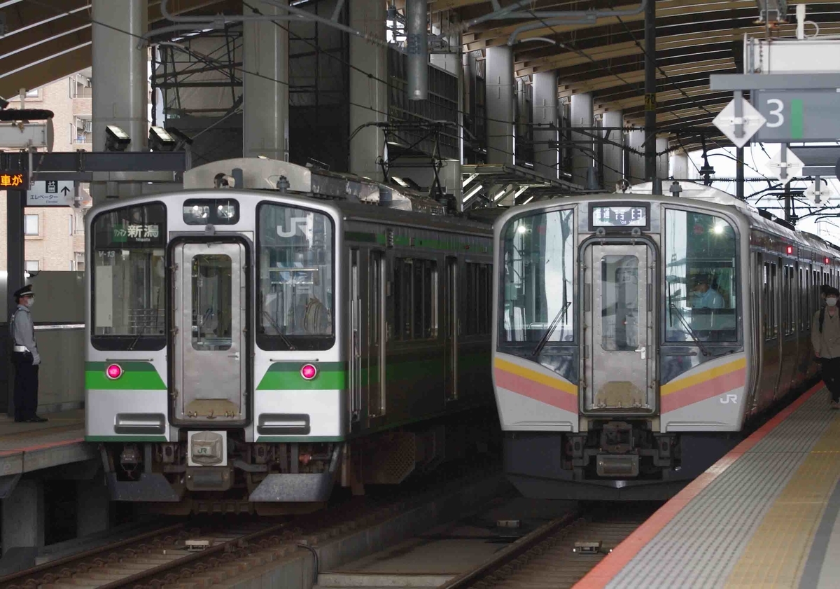 新潟駅で撮影115系　信越線　越後石山　亀田　撮影地　新井快速　越後線　内野　新潟　E129系　E127系　GV-E400系　磐越西線