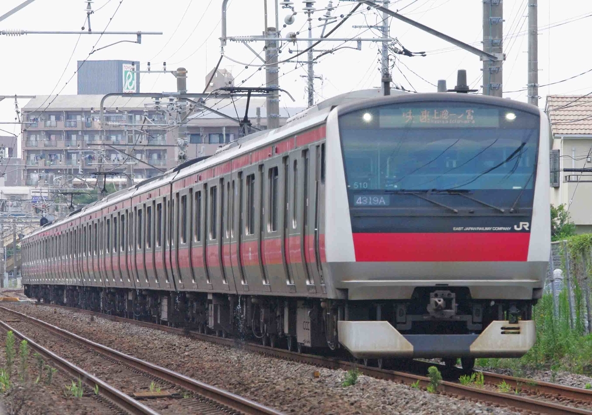 外房線　E131系　試運転　E131系試運転　鎌取　蘇我　上総一ノ宮　E257系500番台　特急わかしお号　E233系　京葉線直通快速　209系　京浜東北線蘇我～鎌取間で撮影
