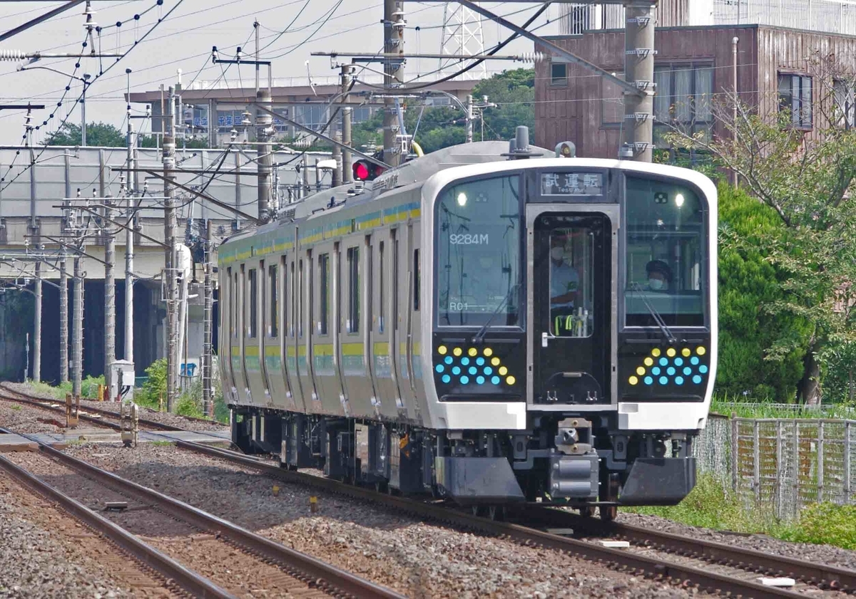 外房線　E131系　試運転　E131系試運転　鎌取　蘇我　上総一ノ宮　E257系500番台　特急わかしお号　E233系　京葉線直通快速　209系　京浜東北線蘇我～鎌取間で撮影