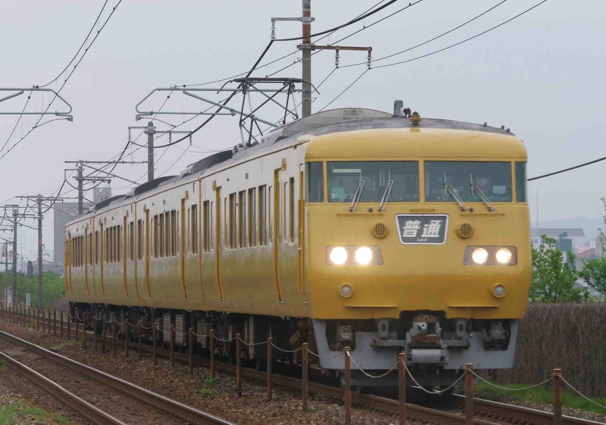 115系　113系　213系　岡山電車区　117系　快速サンライナー　快速マリンライナー　庭瀬　中庄　撮影地　山陽本線　WEST　EXPRESS銀河　