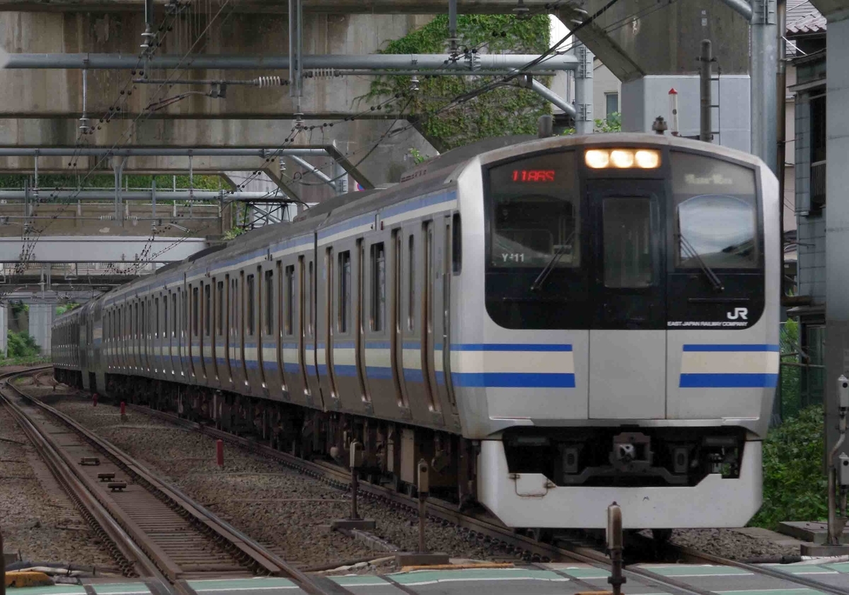 横須賀線　湘南新宿ライン　E231系　E233系　E217系　撮影地　西大井駅