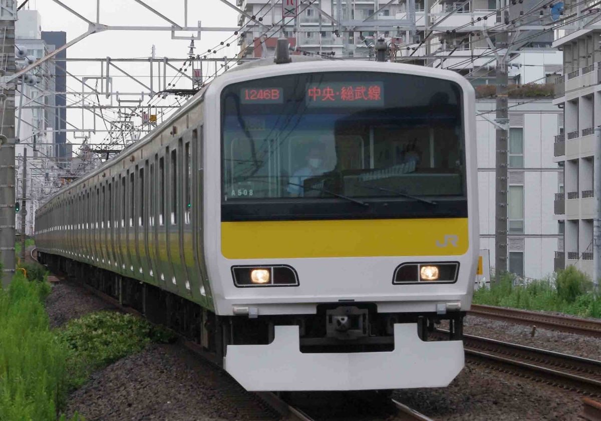 総武線 平井駅 E217系 総武快速線 中央線・総武線各駅停車 255系 特急しおさい号 撮影地