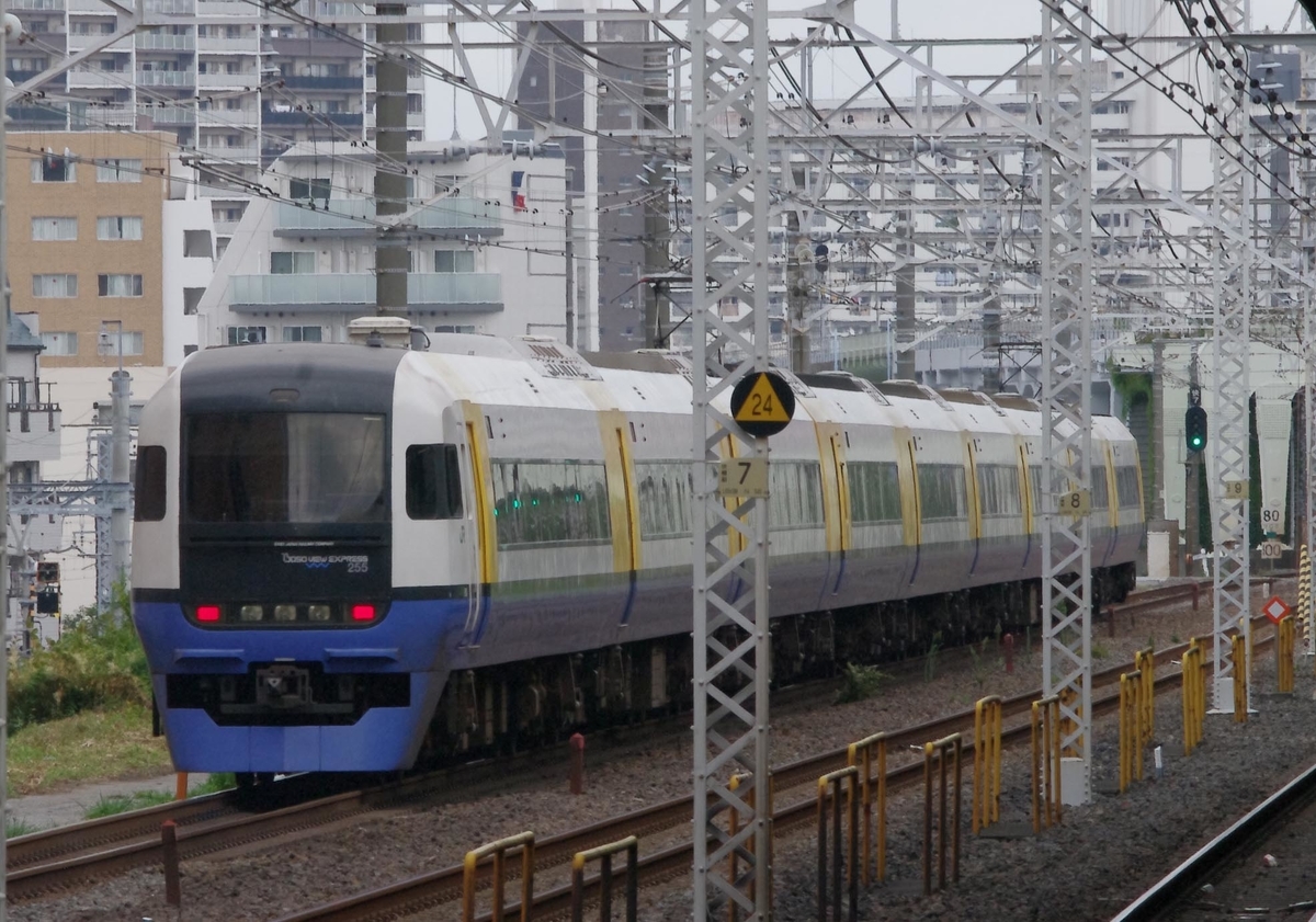 総武線　平井駅　E217系　総武快速線　中央線・総武線各駅停車　255系　特急しおさい号　撮影地