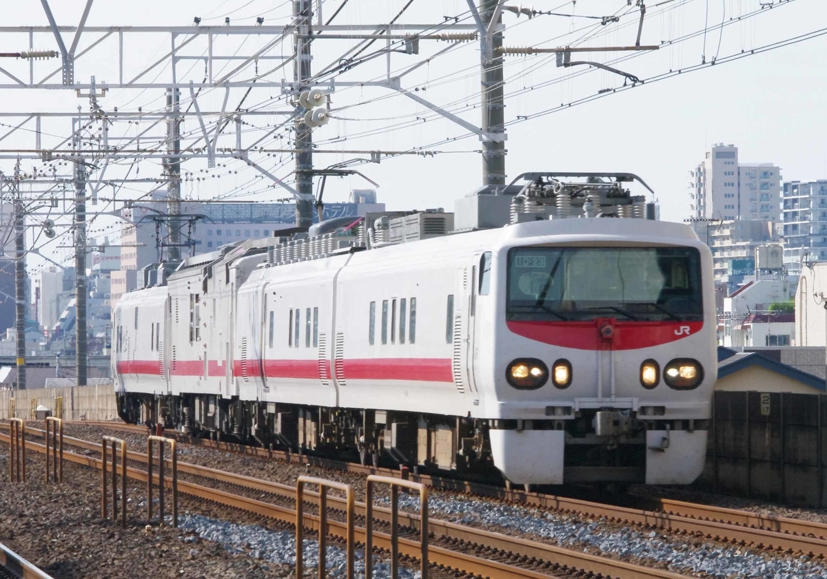 9月21日撮影 総武快速線 本八幡駅 幕張駅 E491系 East I E 建築限界測定車 マヤ50 5001を撮る 続 シリウスの線路際のロマンを求めて