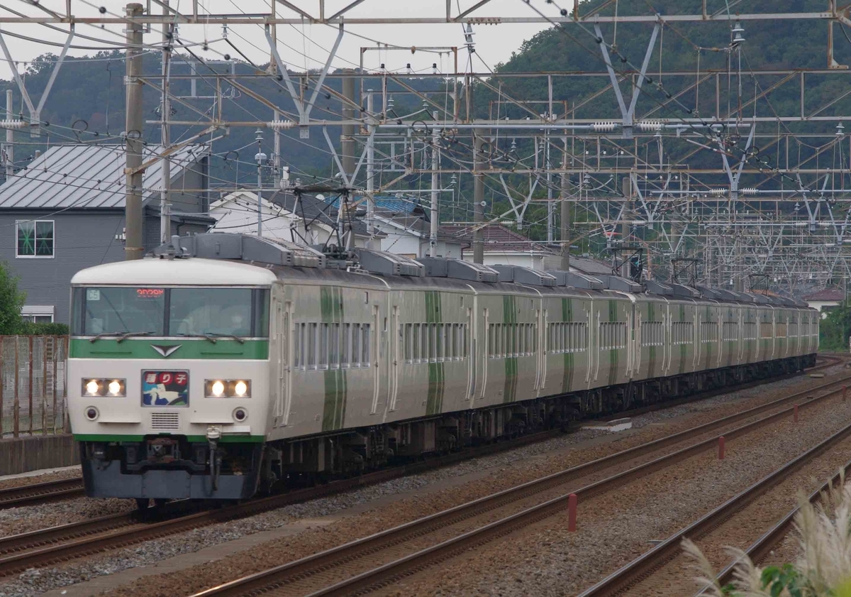 プラレール　E261系　185系　E257系2000番台　EH500　EF66-100　東海道線　特急踊り子号　特急サフィール踊り子号　撮影地　東海道線　平塚　大磯　二宮　貨物列車