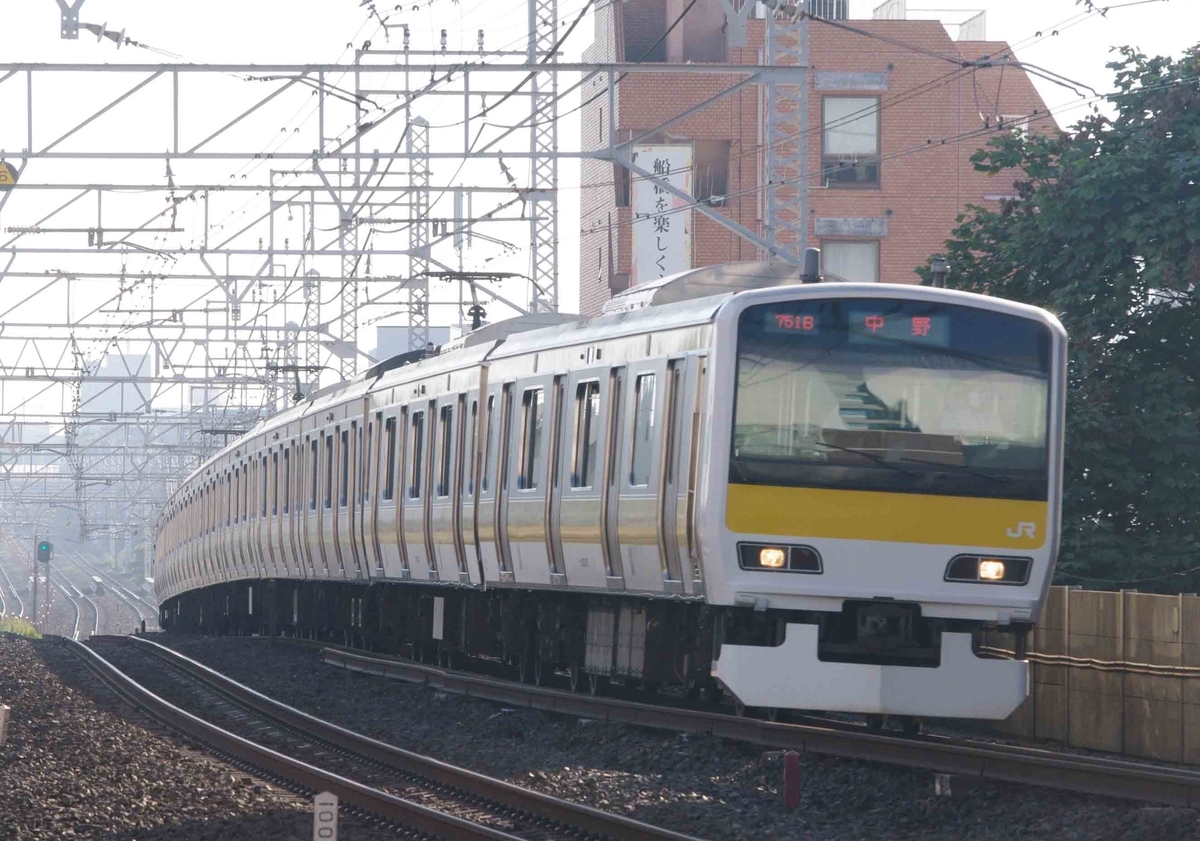 15000系　07系　05N系　E231系800番台　東京メトロ東西線　撮影地　中央、総武線各駅停車　船橋駅　E231系500番台　E231系0番台