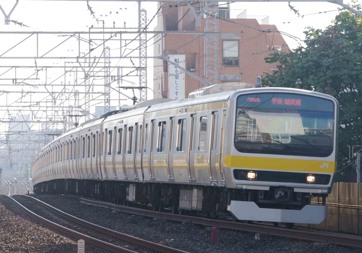 15000系　07系　05N系　E231系800番台　東京メトロ東西線　撮影地　中央、総武線各駅停車　船橋駅　E231系500番台　E231系0番台