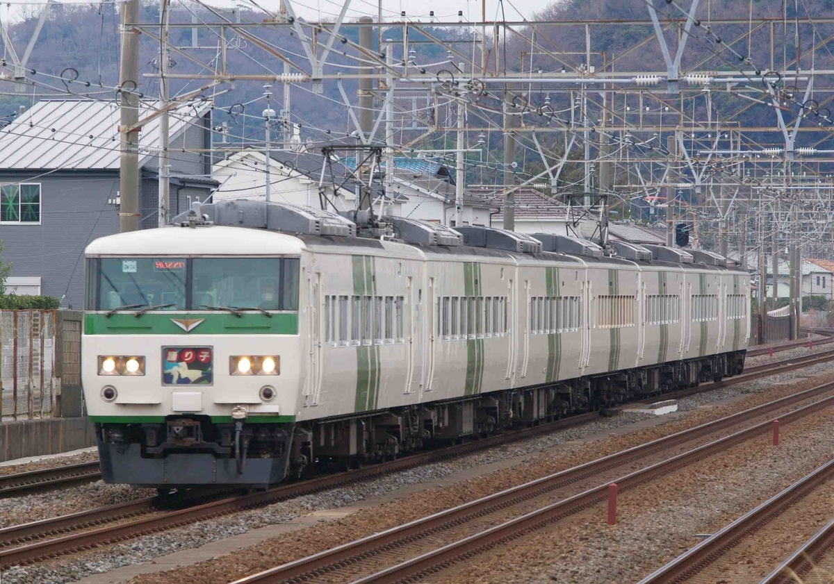 185系　OM編成　特急踊り子号　E261系　サフィール踊り子号　185系引退　JR東日本　メモリアル185　大磯　最後の国鉄型特急車両　平塚　二宮　撮影地　東海道線　