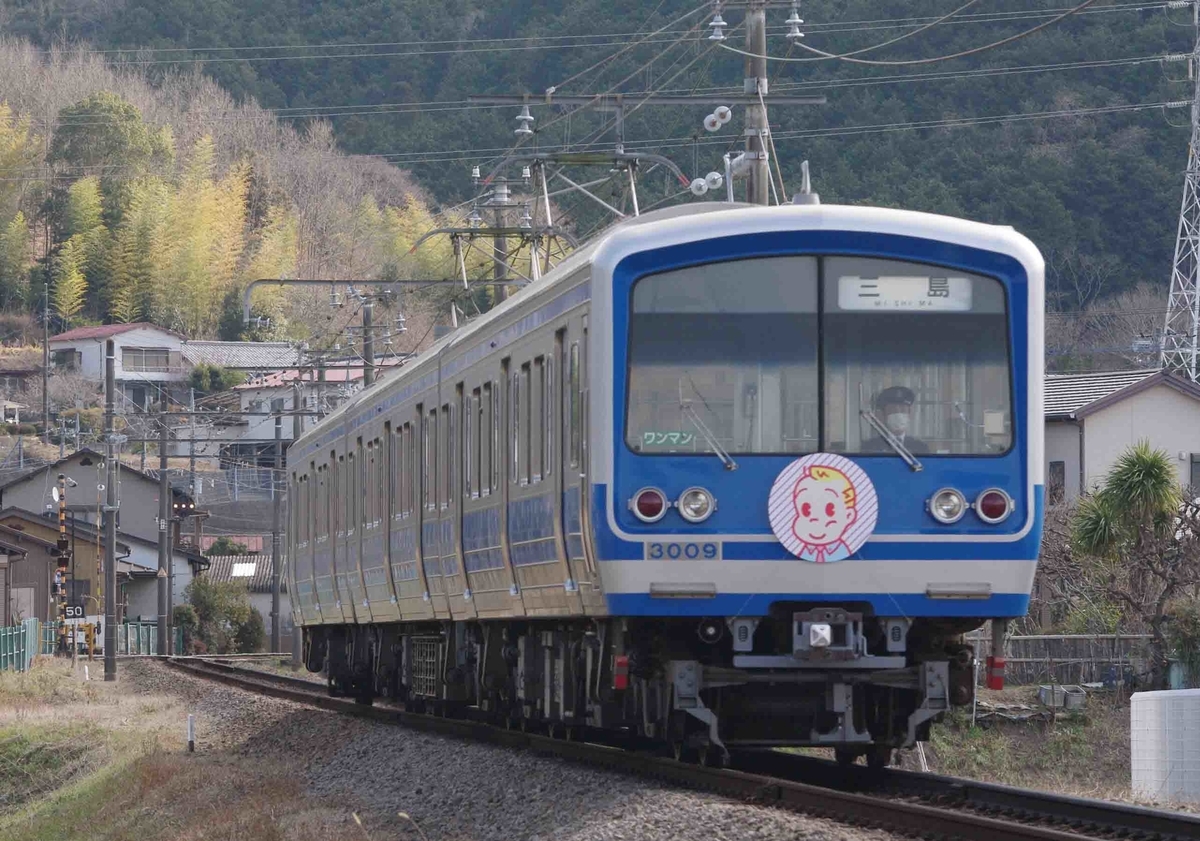 1300系　7000系　3000系　修善寺　牧之郷　大仁　撮影地　伊豆箱根鉄道駿豆線　185系　特急踊り子号　5連　185系引退