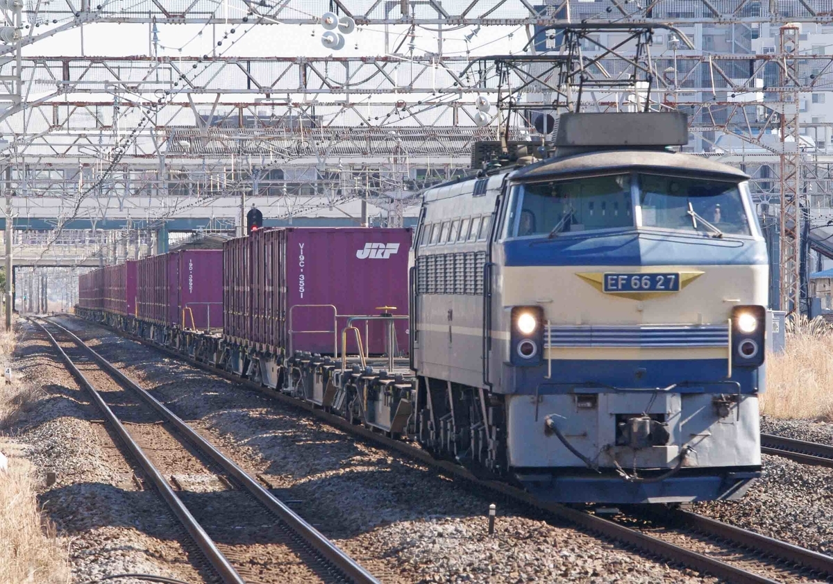 EF66 EF66-27 貨物列車　撮影地　東海道線　大磯　平塚　特急踊り子　湘南ライナー　185系引退　215系引退　EH500　金太郎