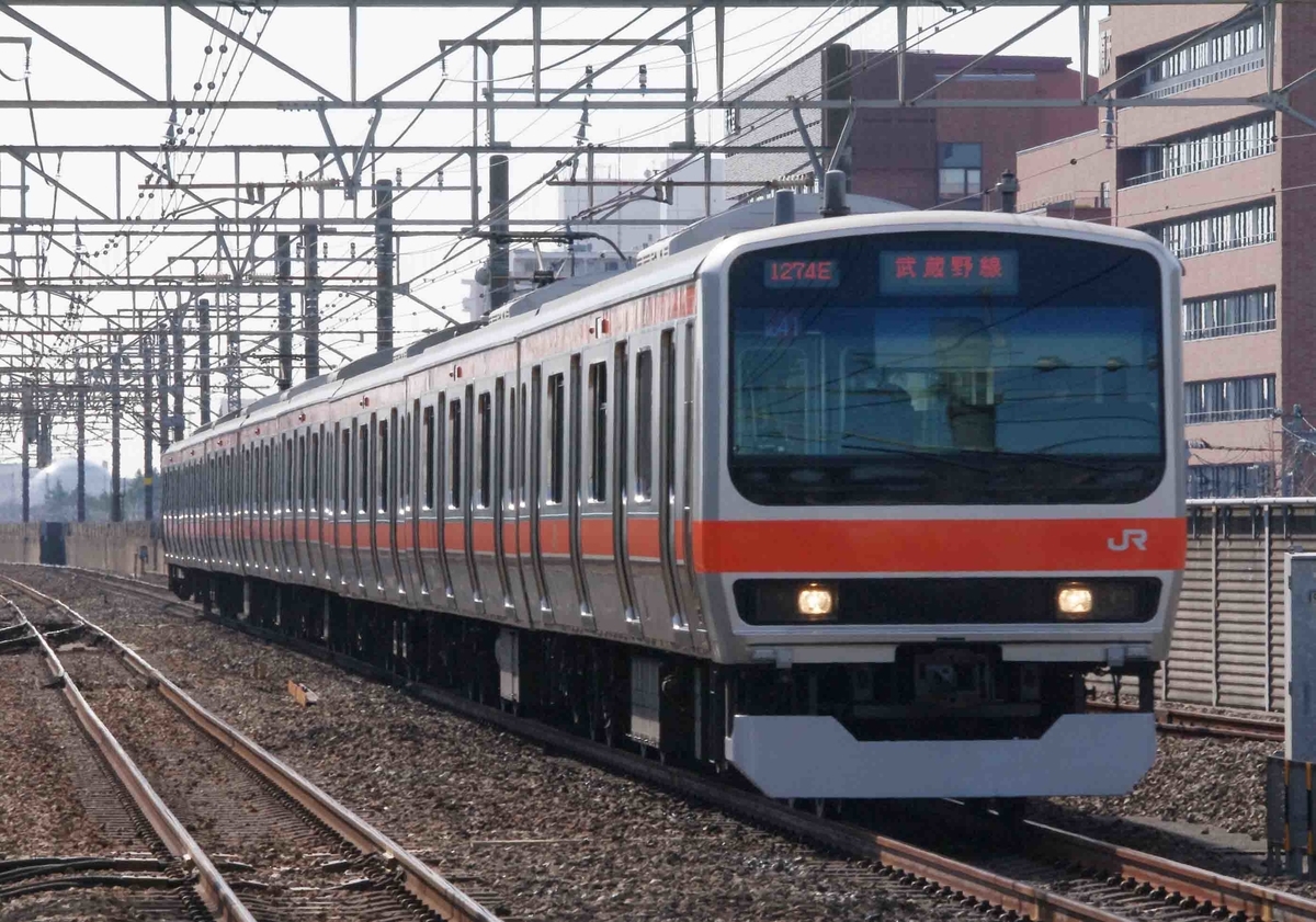2月10日撮影 東海道線－田町駅 京葉線－新浦安駅、市川塩浜駅