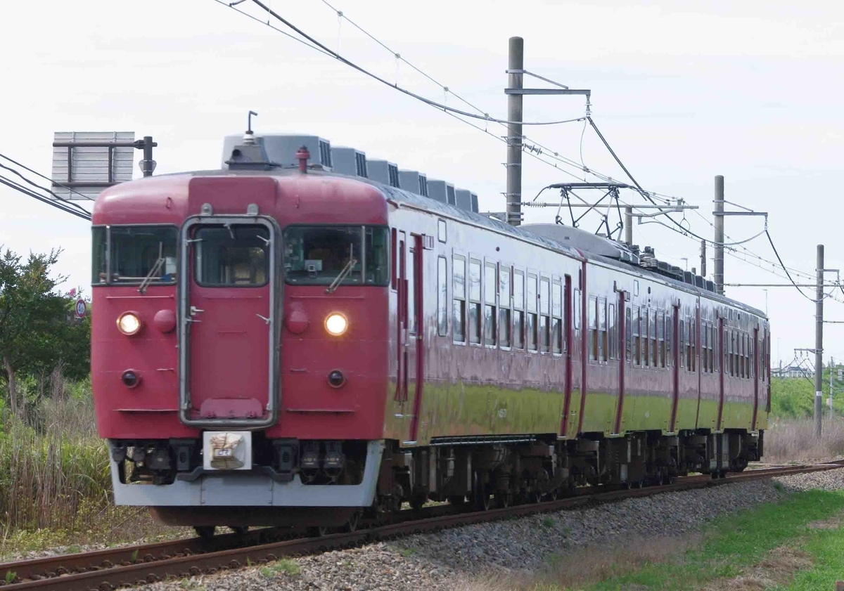 413系　クハ455-700　えちごトキめき鉄道　交直流急行色　交直流ローズピンク　交直流近郊型色　観光急行　急いで行かない列車　直江津　市振　妙高高原　松任工場　譲渡