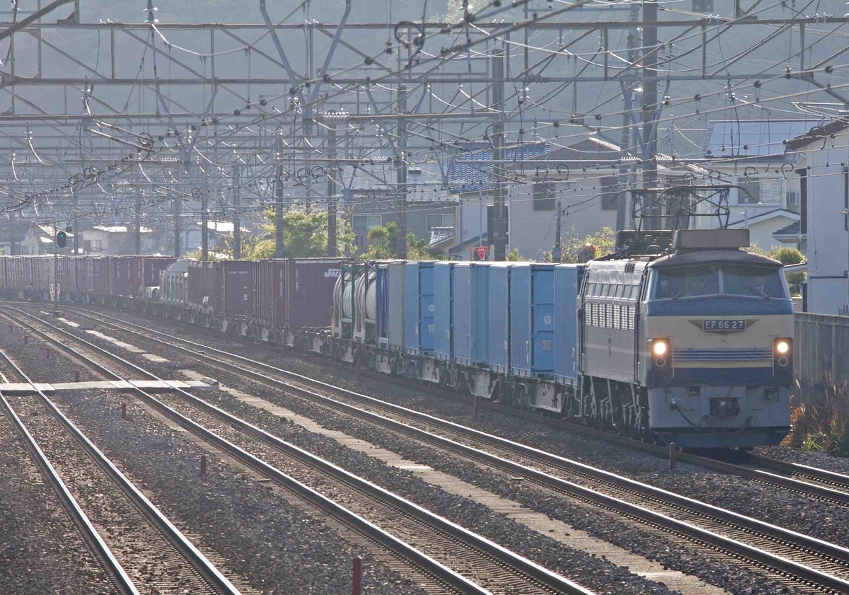  
EF66-27 EH500 EF210 EF66-100 貨物列車　1092レ　平塚　大磯　二宮　撮影地　東海道線