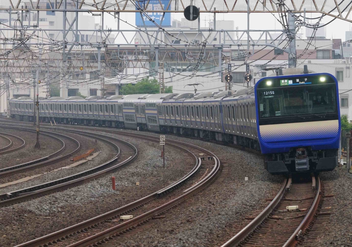 E235系1000番台　横須賀線　E257系2000番台　E257系2500番台　特急踊り子号　戸塚　大船　【戸塚のカーブ】　東海道線　撮影地　スカ色