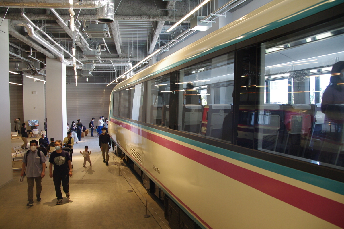 HiSE10000形　RSE20000形　ロマンスカー　ロマンスカーミュージアム　あさぎり　スーパーはこね　小田急電鉄　海老名駅