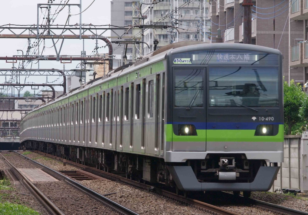 5000系　9000系　10-300形　都営新宿線　京王線　柴崎　国領　撮影地　7000系