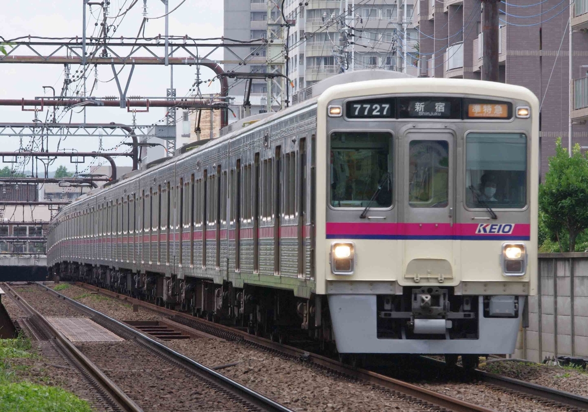 5000系　9000系　10-300形　都営新宿線　京王線　柴崎　国領　撮影地　7000系